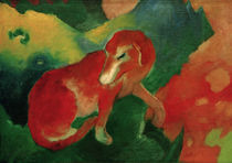 Franz Marc, Red dog by klassik art