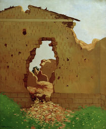 F.Vallotton, Ruinen in Souain von klassik art