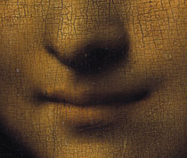 Leonardo da Vinci, Mona Lisa (Detail) by klassik art