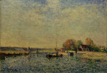 A.Sisley, Canal du Loing von klassik art