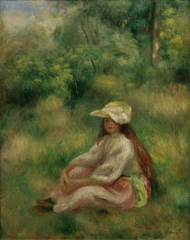 A.Renoir, Rosa gekleidetes Mädchen von klassik art