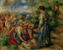 Renoir / The Laundry Women / Painting by klassik art