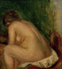 Renoir / Seated Female Nude / Painting by klassik art