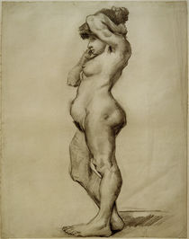 V. van Gogh, Standing Female Nude / Draw. by klassik art