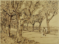 V. v. Gogh, Road to Tarascon / Drawing/1888 by klassik art