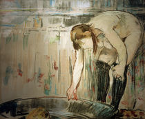 É.Manet, Womam with bathtub / 1878/79 by klassik art