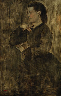 E.Degas, Frauenporträt von klassik art