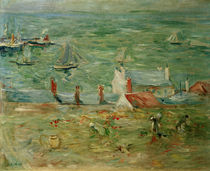 B.Morisot, The harbour of Gorey, 1886 by klassik art