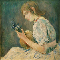 B.Morisot, Die Mandoline von klassik art