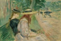 B.Morisot, Auf einer Bank Bois d. Boulogne von klassik art