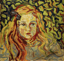 E.L.Kirchne / Portrait of a Girl by klassik art
