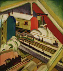 E.L.Kirchner, Wannsee train / 1914/26 by klassik art