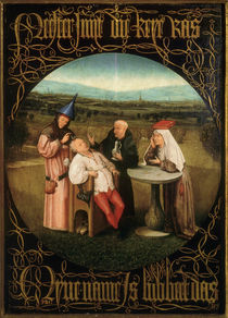 Hieronymus Bosch, Das Steinschneiden von klassik art