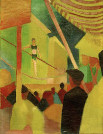 August Macke / Tightrope Dancer by klassik art