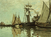 Claude Monet, Boote im Hafen von Honfleur von klassik art