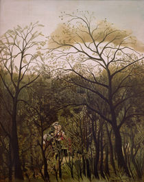 H.Rousseau, Rendezvous in the Forest by klassik art