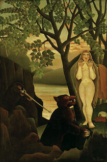H. Rousseau / Mauvaise surprise/ 1901 von klassik art