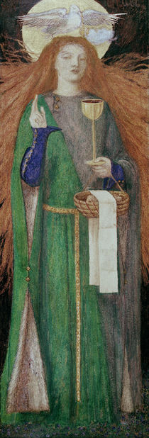 D.G.Rossetti / Maiden of the Grail by klassik art