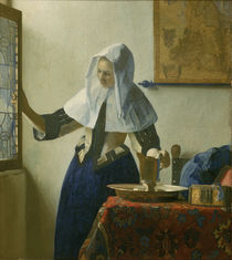 Vermeer / Woman with water jar /c. 1664/65 by klassik art