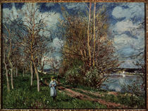 Alfred Sisley, The little Meadow 1880 by klassik art
