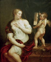Rubens after Titian / Venus at toilette by klassik art