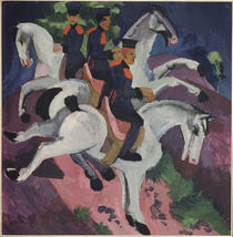 Kirchner / Riding School / Painting by klassik art