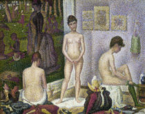G.Seurat, The models (small version) by klassik art