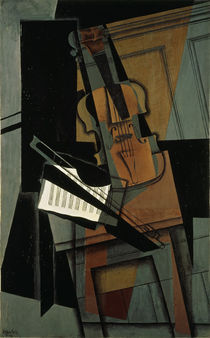 The Violin / J. Gris / Painting 1916 by klassik art