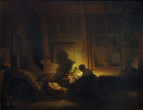 Rembrandt (Werkstatt), Hl. Familie von klassik art