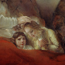 Rembrandt, Jakobs Segen (Ausschnitt) by klassik art