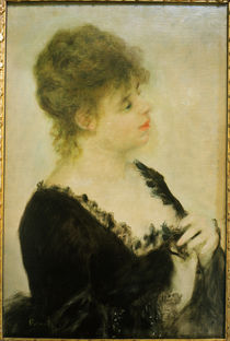 Renoir / Portrait of a young woman /1876 by klassik art