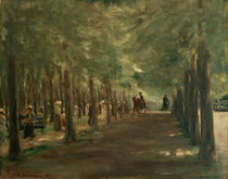 M.Liebermann, "Avenue in the Tiergarten with riders and walkers" / painting by klassik art