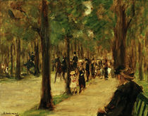 Max Liebermann, Promenade im Tiergarten von klassik art