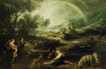 P.P.Rubens / Landschaft mit Regenbogen von klassik art