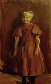 Max Liebermann, Stehendes Mädchen/ 1899 von klassik art