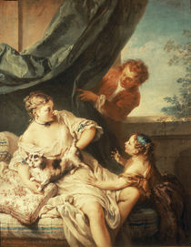 Boucher / The unexpected Visitor by klassik art