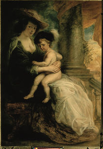 Rubens / Helene Fourment and son Frans by klassik art