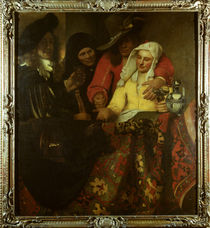 Vermeer / Bei der Kupplerin/ 1656 von klassik art