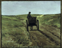 Liebermann, Wagen in den Dünen / 1889 von klassik art