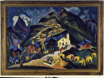 Kirchner / Driving the Cattle to Alpine by klassik art