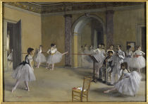 E.Degas / Ballet room at Opera Peletier by klassik art