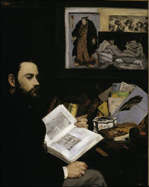 Emile Zola / Painting by E.Manet by klassik art