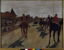 E.Degas, Rennpferde vor der Tribüne von klassik art