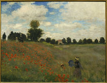 C.Monet, Mohnfeld bei Argenteuil von klassik-art