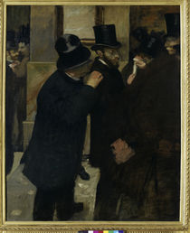 Edgar Degas, Portraits a la Bourse /1878 von klassik art