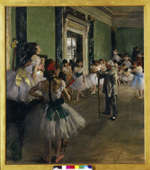 Edgar Degas, La classe de danse /1873–76 von klassik art