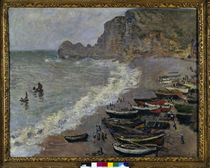 Claude Monet, Etretat, plage et porte... von klassik art