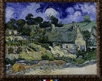 Van Gogh / Häuser in Cordeville / 1890 von klassik art