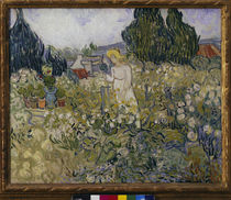 van Gogh / M. Gachet in her Garden by klassik art