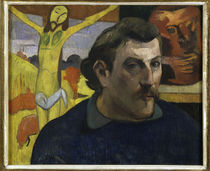 Paul Gauguin, Selbstbildnis mit Christus von klassik art